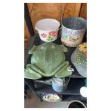 STEPPING STONES AND GARDEN BUCKETS