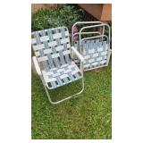 3 FOLDING LAWN CHAIRS