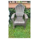 2 BROWN ADIRONDECK CHAIRS