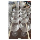 Princess WineBallon Glasses and Champagne Flute