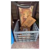 CRATE OF PICTURES AND SIGNS
