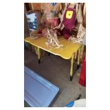 TWO DROPLEAF WOODEN TABLE