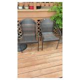 2 PATIO CHAIRS