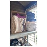 2 BOXES BATH TOWELS AND WASHCLOTHS