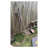 MISC HAND TOOLS,PITCH FORK, HOE, ETC