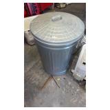 METAL GARBAGE CAN