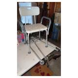 SHOWER SEAT AND WALKER
