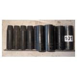 Snap-on 1/2in Deepwell Impact Sockets Metric