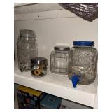 Drink Dispensers and storage jars