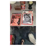 4 magazines on princess Diana