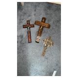Three cross crucifixions
