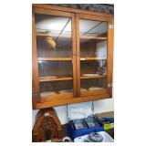 WALL CABINET WITH GLASS DOORS