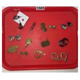 13 pairs of earrings