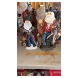 TWO WESTERN SANTAS