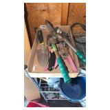 BOX LOT GARDENING TOOLS