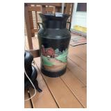 Hand-Painted Milk Can