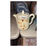 VINTAGE HALL CHINA COMPANY AUTUMN LEAF COFFE POT