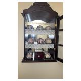 Wall curio with 8 lena Liuï¿½s music boxes and