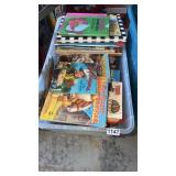 TOTE OF MISC KID BOOKS