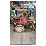 BOX LOT OF SPRING DECOR