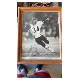 TWO PICTURES SIGNED BY WALTER PEYTON