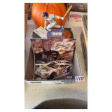 SIGNED PICTURES AND FIGURE