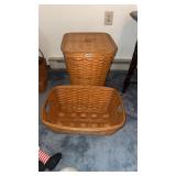 LONGABERGER HAMPER AND LAUNDRY BASKET