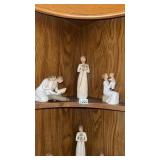 3 willow tree figurines