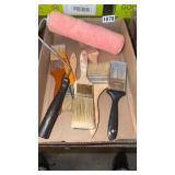 PAINT BRUSHES AND ROLLER