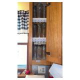 3 Shelves of Glass Tumblers