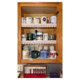 3 Shelves of mugs