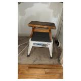 Cosco and wooden step stools