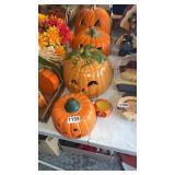 FIVE PUMPKIN LIGHTS/CANDLES