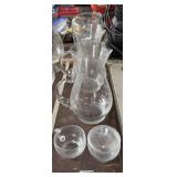 Princess house, Vase, Pitchers, Cream&Sugar