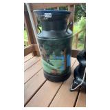 Hand-Painted milk can