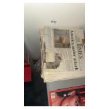 Newspapers on 9/11 attack