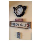 Clock, Picture, Magnet