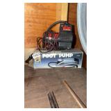 FOOT PUMP AND MINI AIR COMPRESSER
