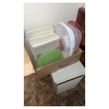 Box of Rubbermaid