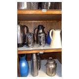 Coffee pot, Press, Grinder, Pitcher