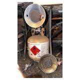 15lb propane tank w/ 2 heaters