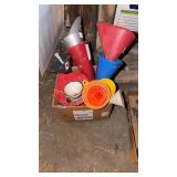 Box of funnels