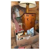 Outhouse pictures lamp puzzles etc