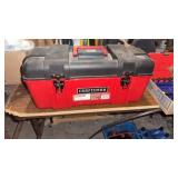 Plastic 20ï¿½ craftsman tool box with tray