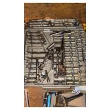 Assorted Crescent ratchets, sockets, wrenches