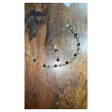 Tennis bracelet matching earrings