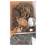 Box ropes & wooden pulleys