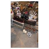 Garden decor and flower boxes