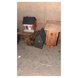 Five bird houses