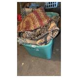 tote of braided rugs